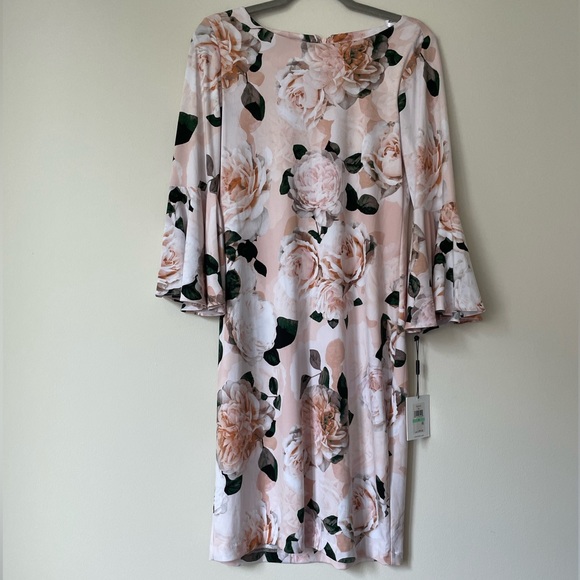 NWT Calvin Klein Rose Dress - Picture 2 of 6